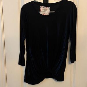 Cupio Black Long Sleeve Top Women's